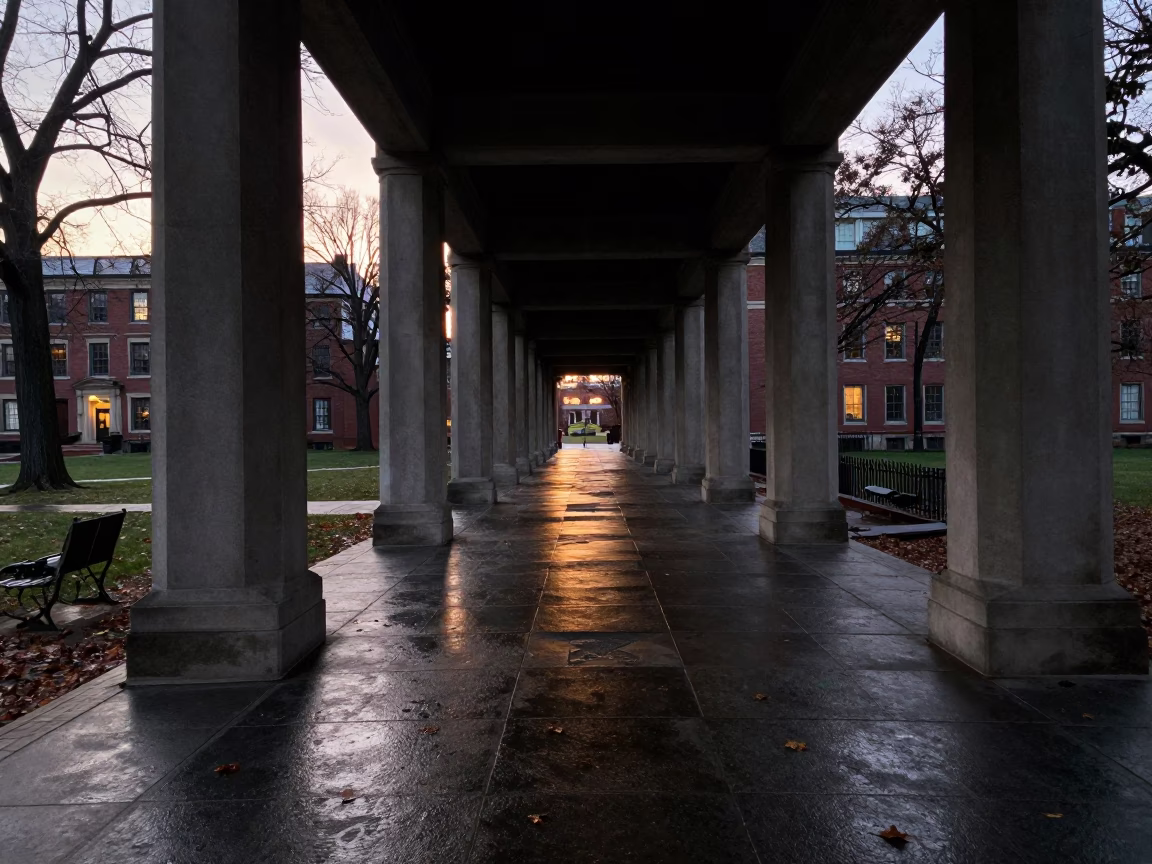 The Still Hours Before Dawn Light on 1990s Photograph in Boston in in Boston, Massachusetts, United States