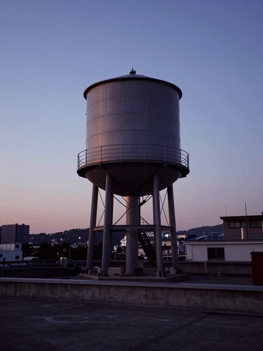 The Still Hours Before Dawn Light on Dawn Light in Seoul in in Seoul, South Korea