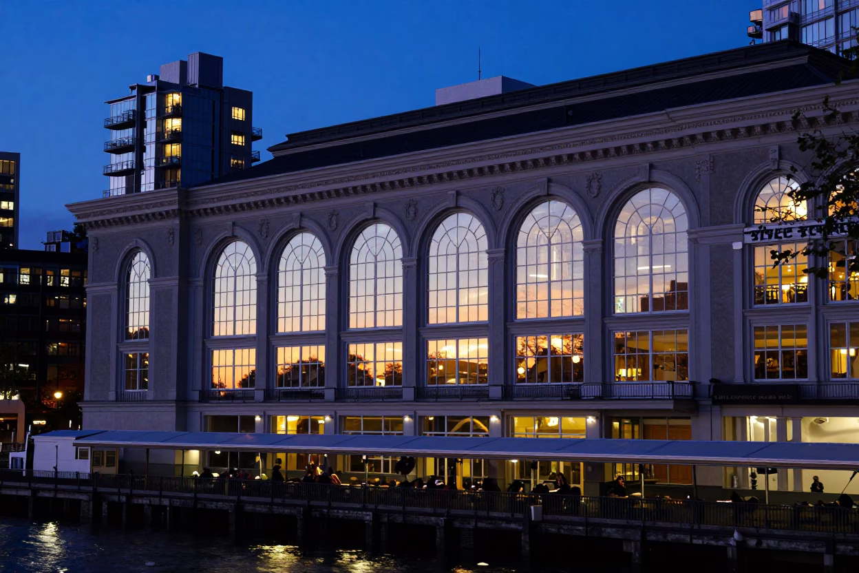 The Still Hours Before Dawn Light on Dawn Light in Vancouver in in Vancouver, British Columbia, Canada