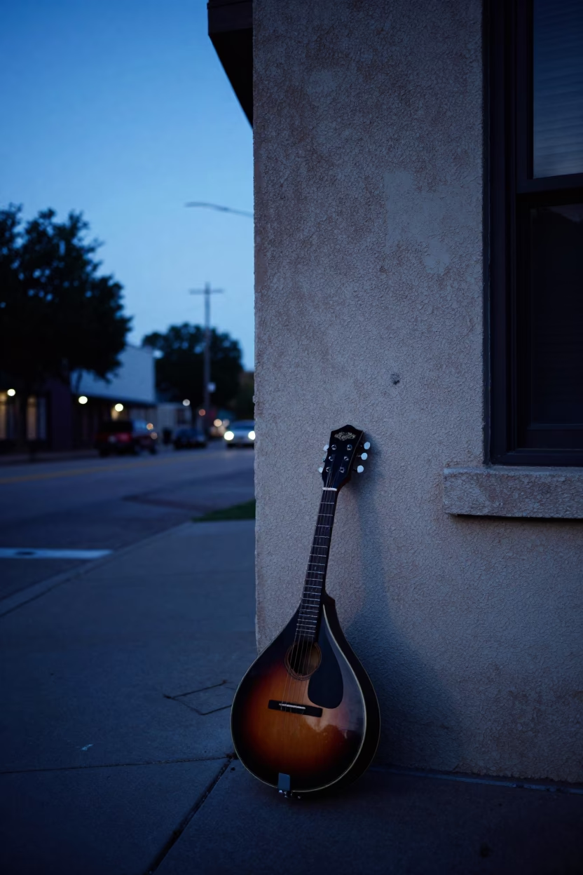 The Still Hours Before Dawn Light on Street Scene in Austin in in Austin, Texas, United States