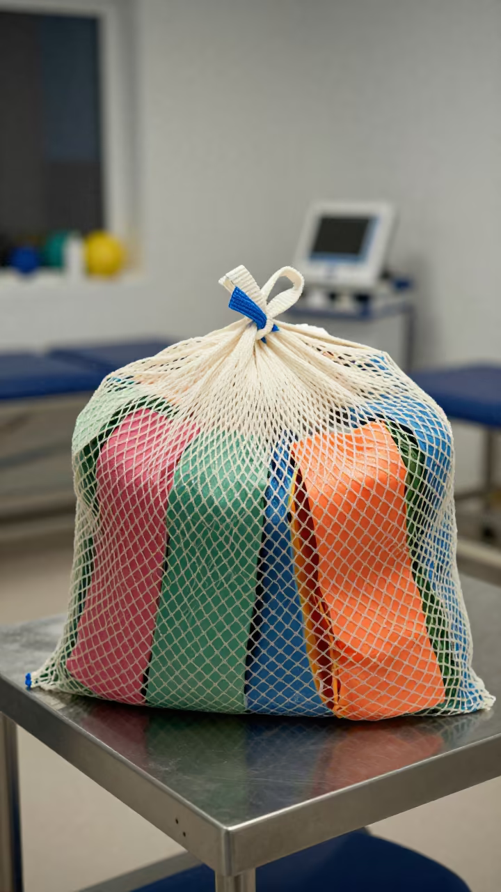 Theraband Laundry Bag Midnight Hospital Wolverhampton in inside a rehabilitation therapy room in Wolverhampton