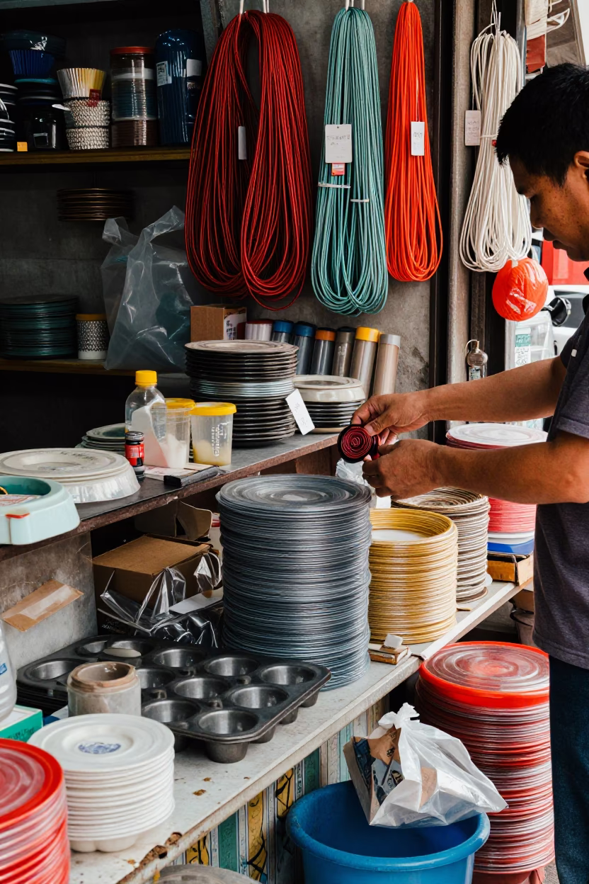 Threading Cord in Tainan in in Tainan, Taiwan