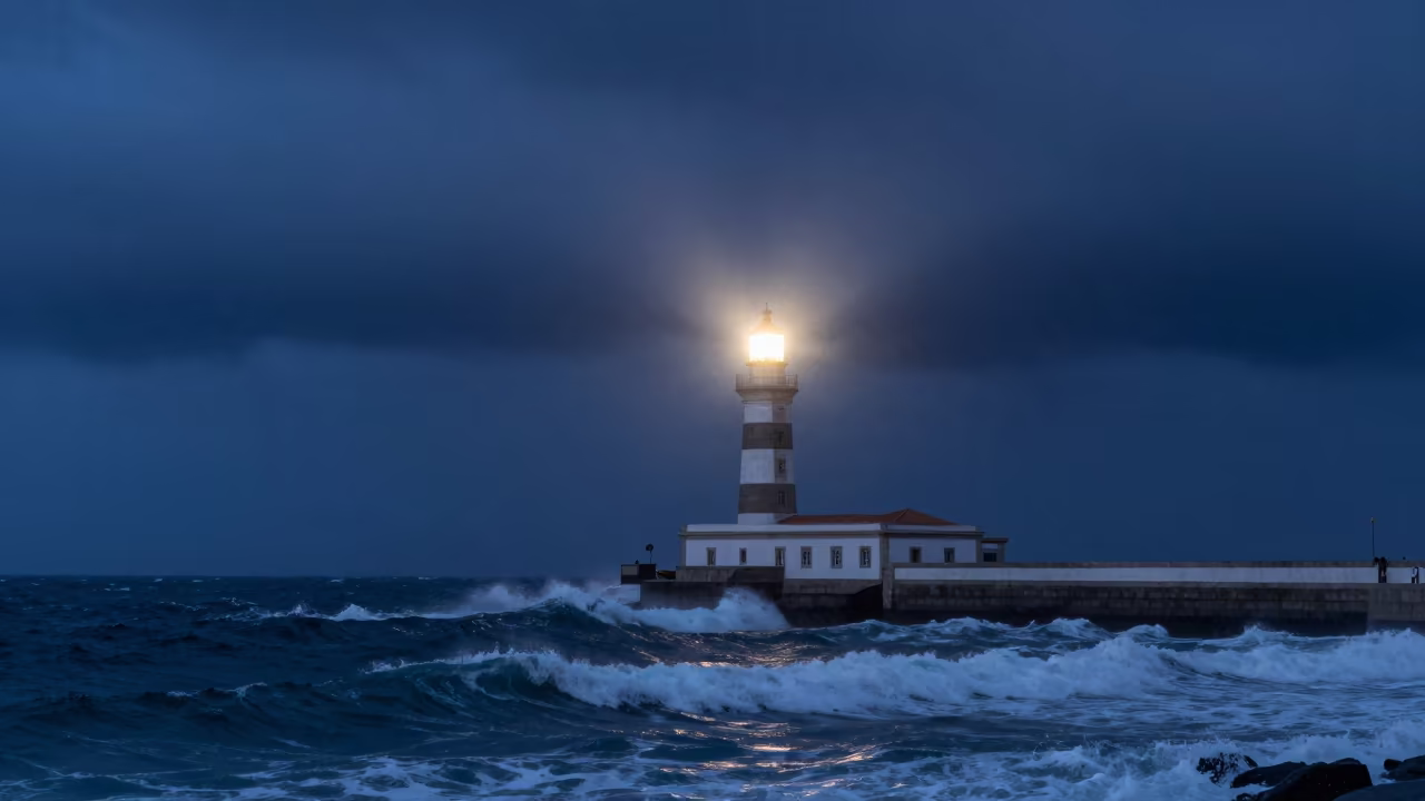 Thunder Cloud Tower Over Lisbon Ocean Dawn in beneath fast-moving cloud bands near Bairro Alto, Lisbon