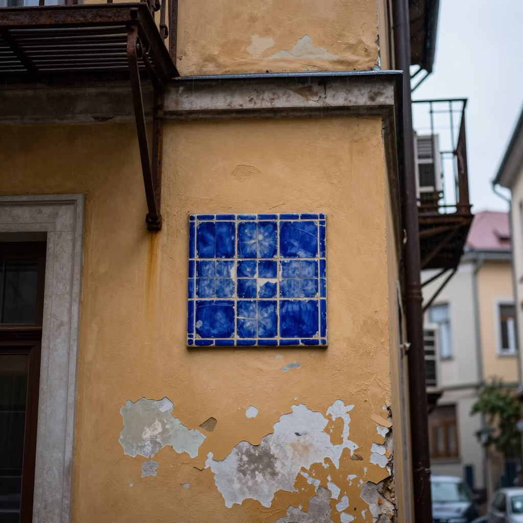 Tile Sign in Budapest in in Budapest, Hungary
