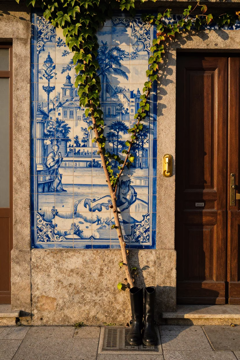Tiled Wall in Porto in in Porto, Portugal