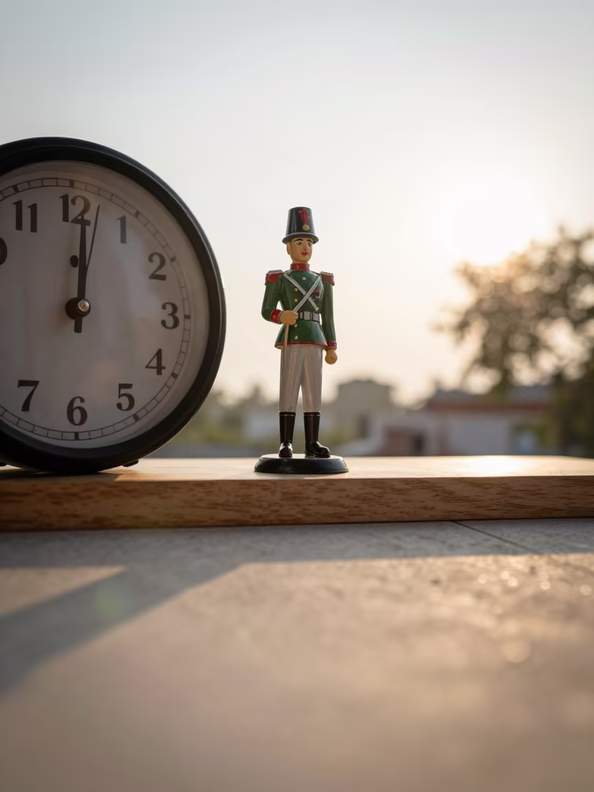 Tin Soldier on Shelf Near Patiala in near Patiala