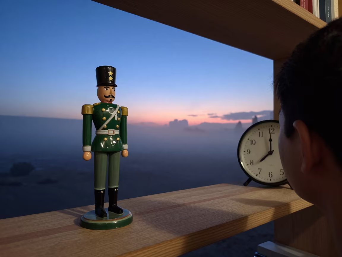 Tin Soldier on Shelf Near Sanliurfa Twilight in near Şanlıurfa