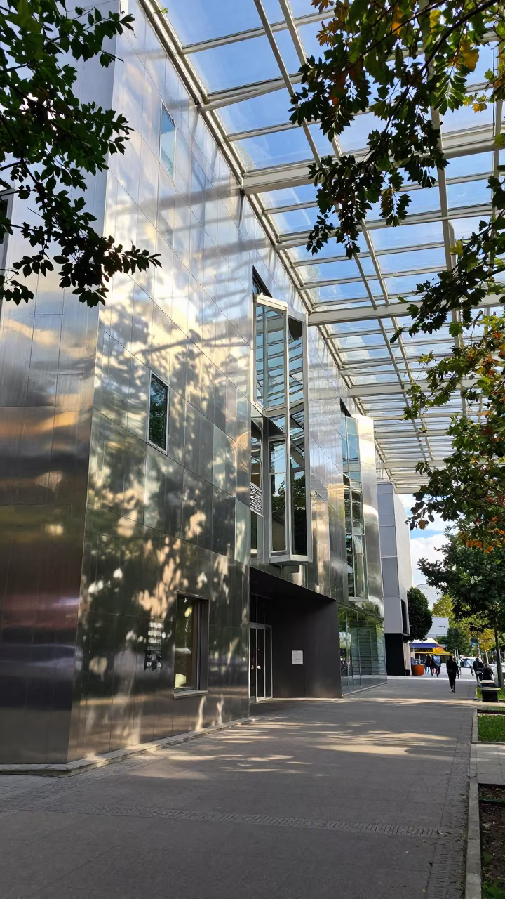 Titanium Museum in Glass Arcade Sangalkam in inside a glass-roofed arcade in Sangalkam