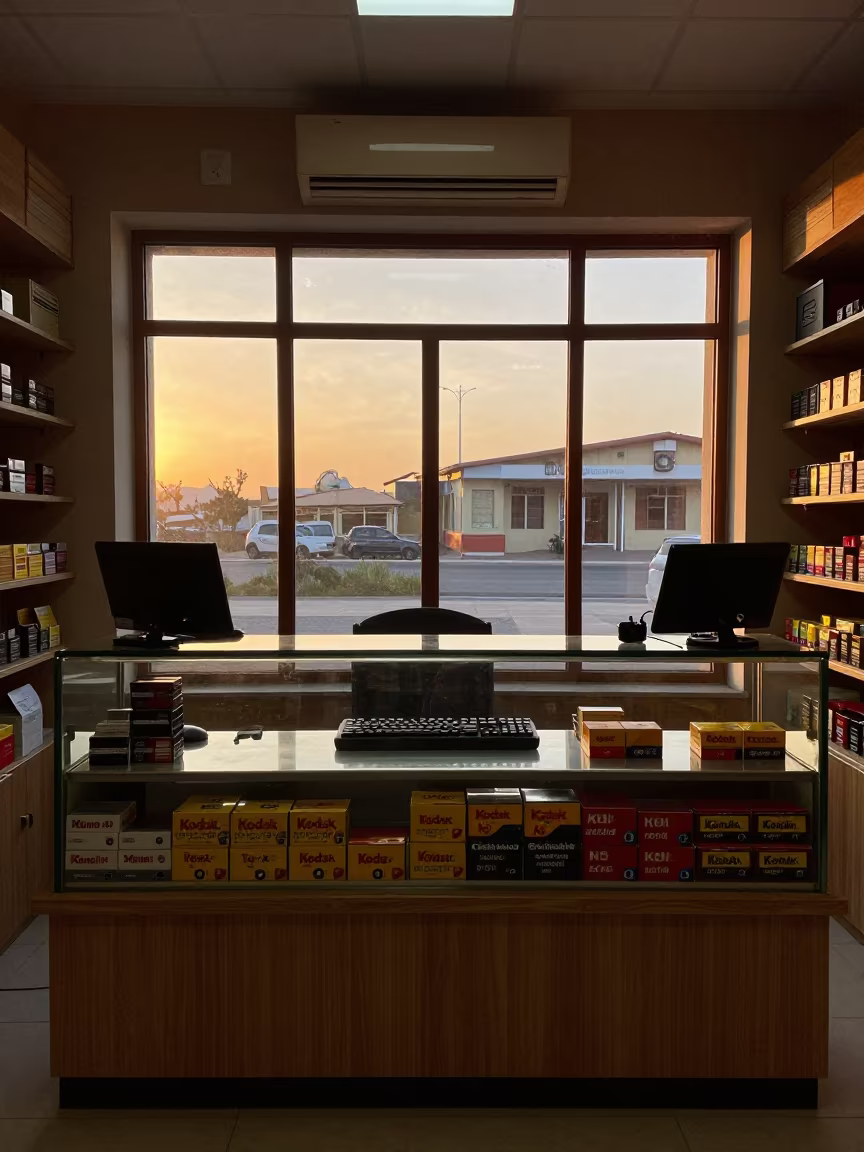 Tobacco Case Keyboard Retail Display Diyarbakir in along a front-of-store display run in Diyarbakir