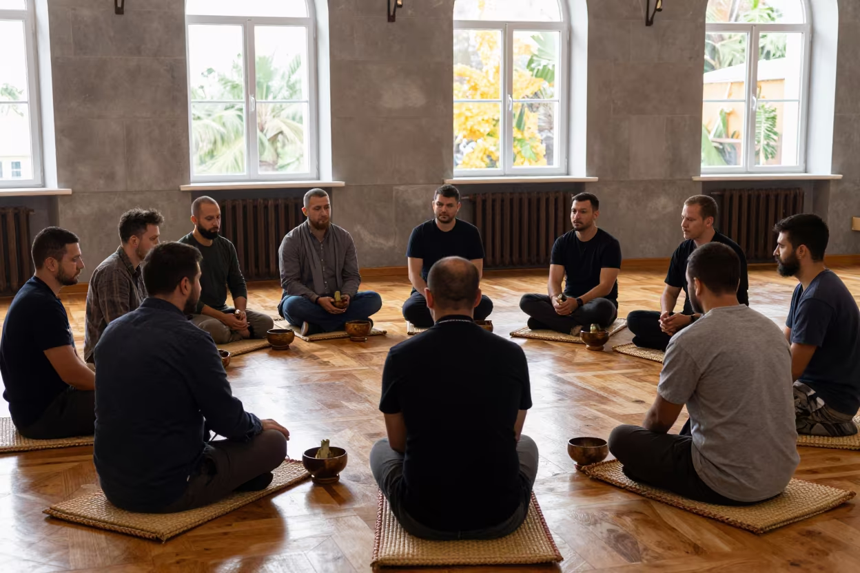 Tongan Kava Ceremony in Kyiv Prayer Hall in in a prayer hall in Kyiv