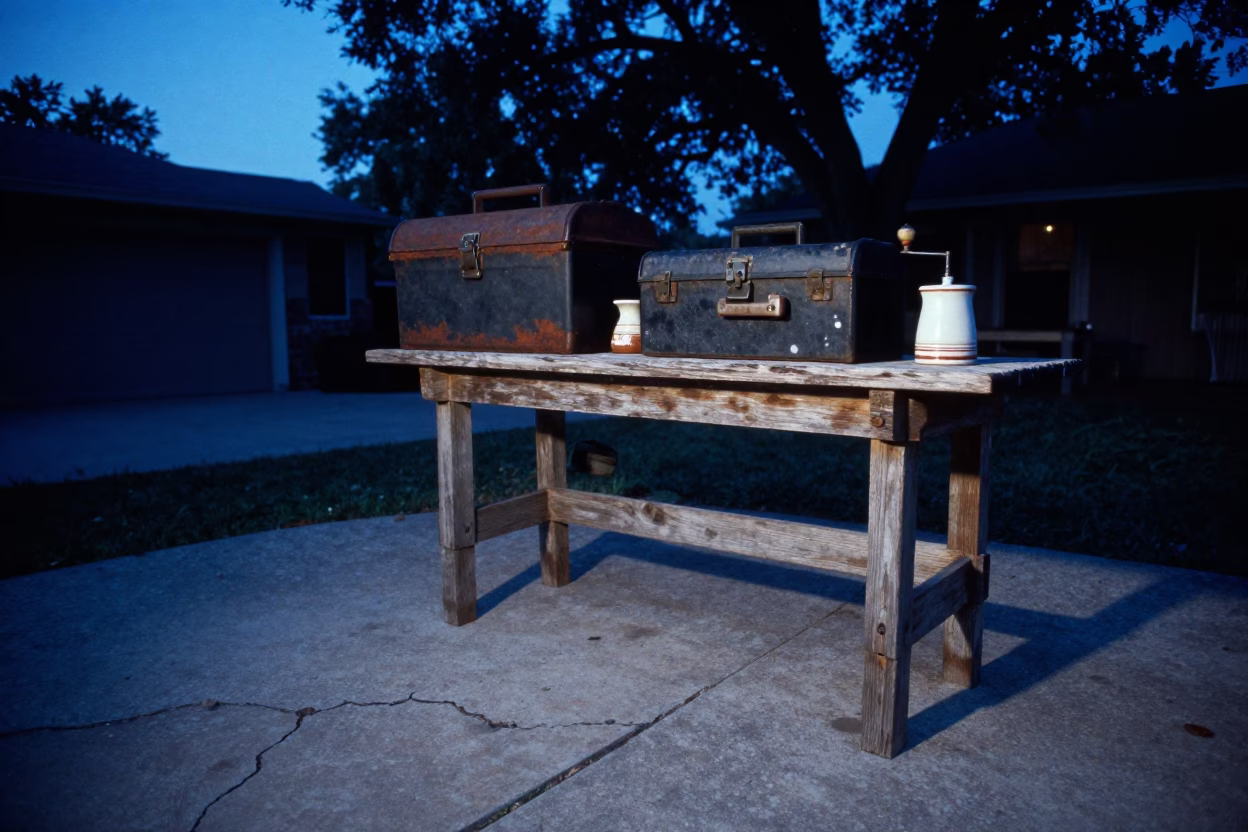 Tools at Blue Hour in Austin in in Austin, Texas, United States