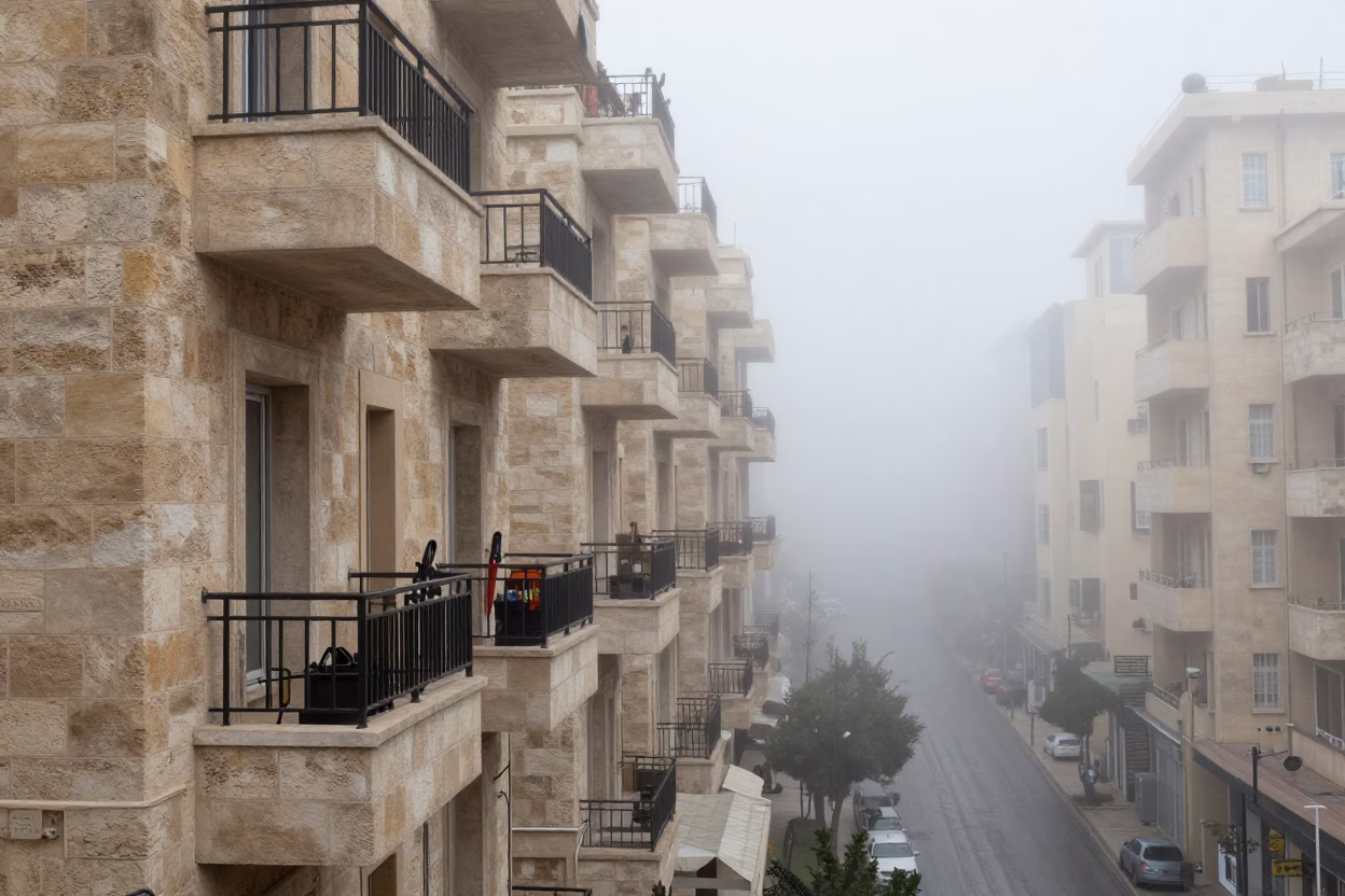 Tools at Dawn Light in in Beirut, Lebanon