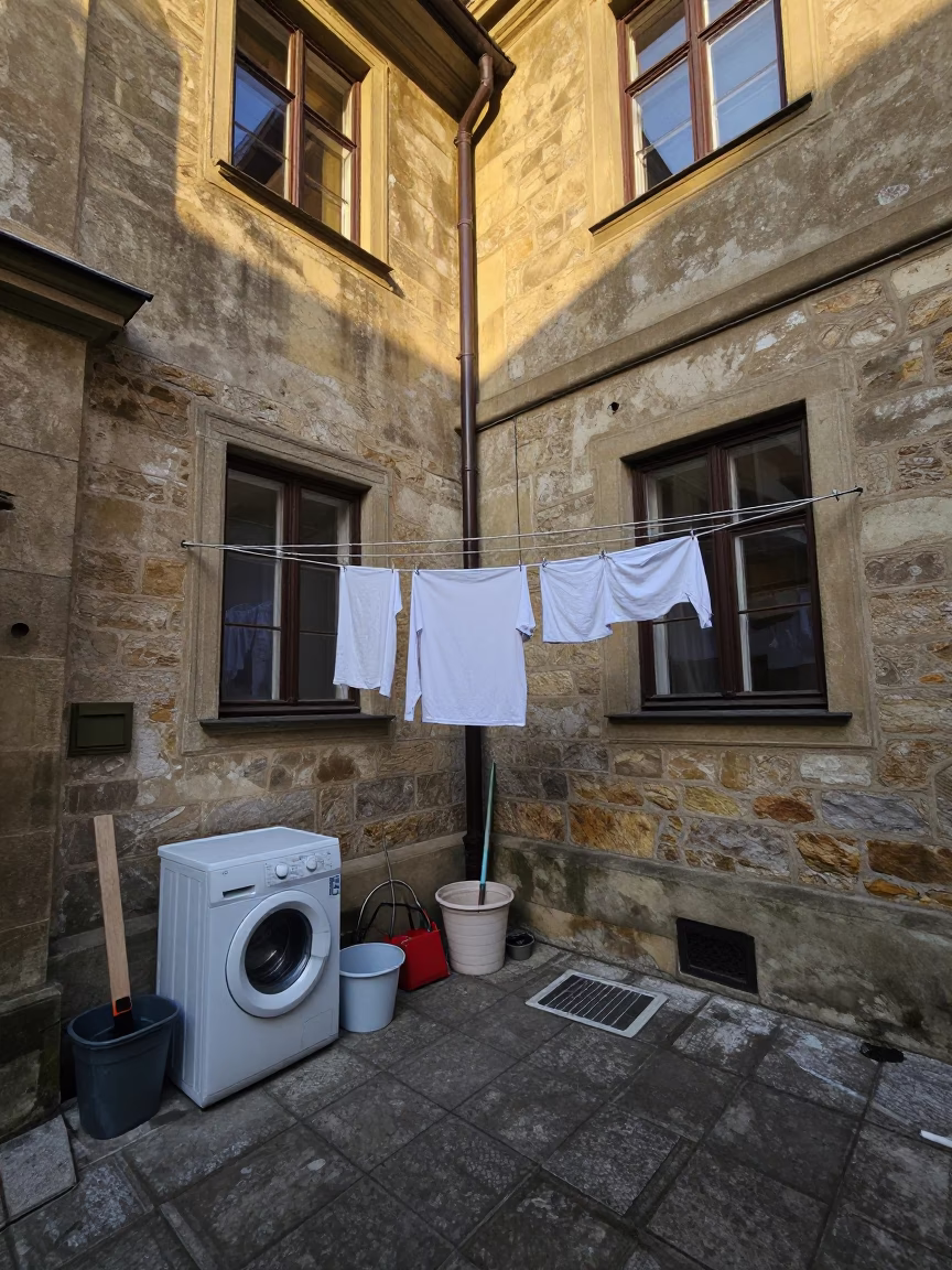 Tools at Evening Light in Prague in in Prague, Czech Republic