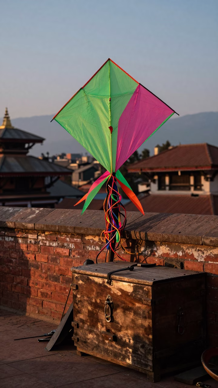Tools in Kathmandu at The Early Evening Light in in Kathmandu, Nepal