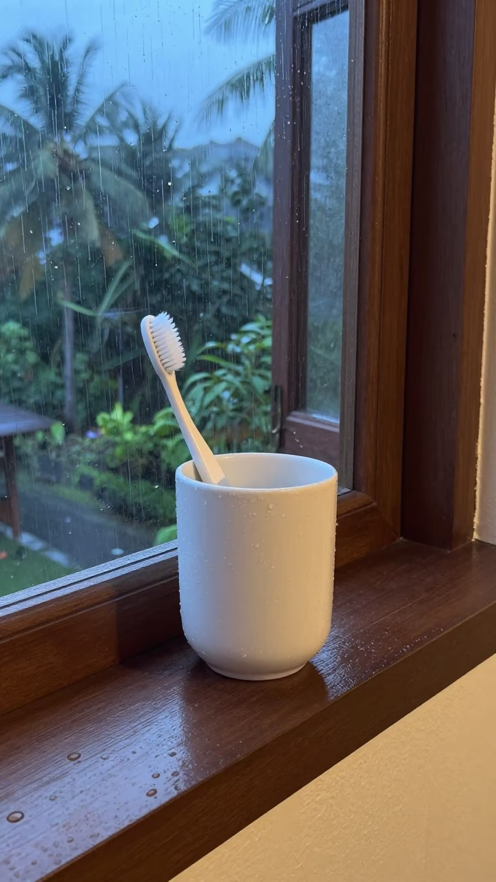 Toothbrush Cup in Phuket in in Phuket, Thailand