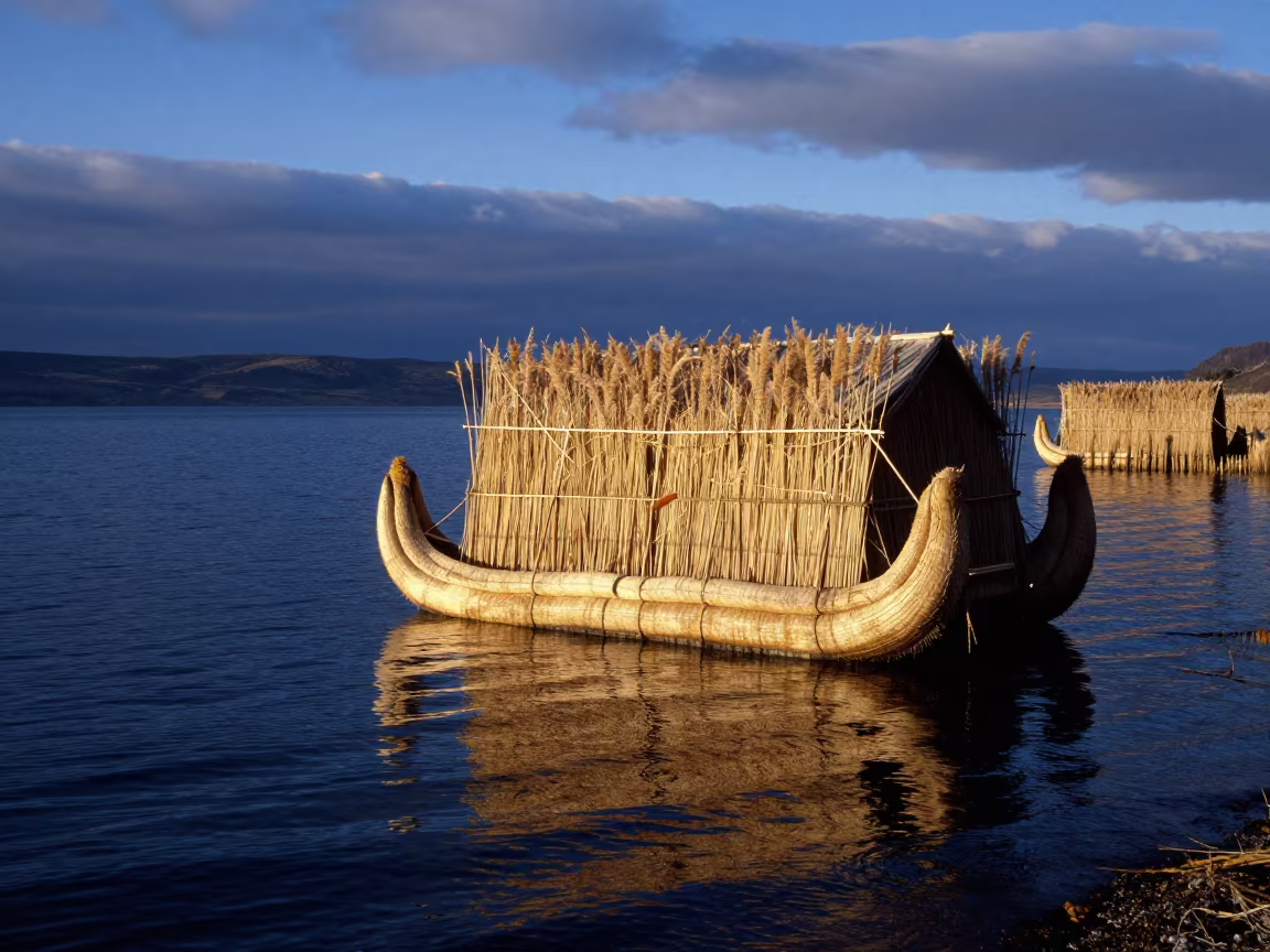 Totora Boat Ferry Crossing Colorado Winter in across a remote ferry crossing in Colorado