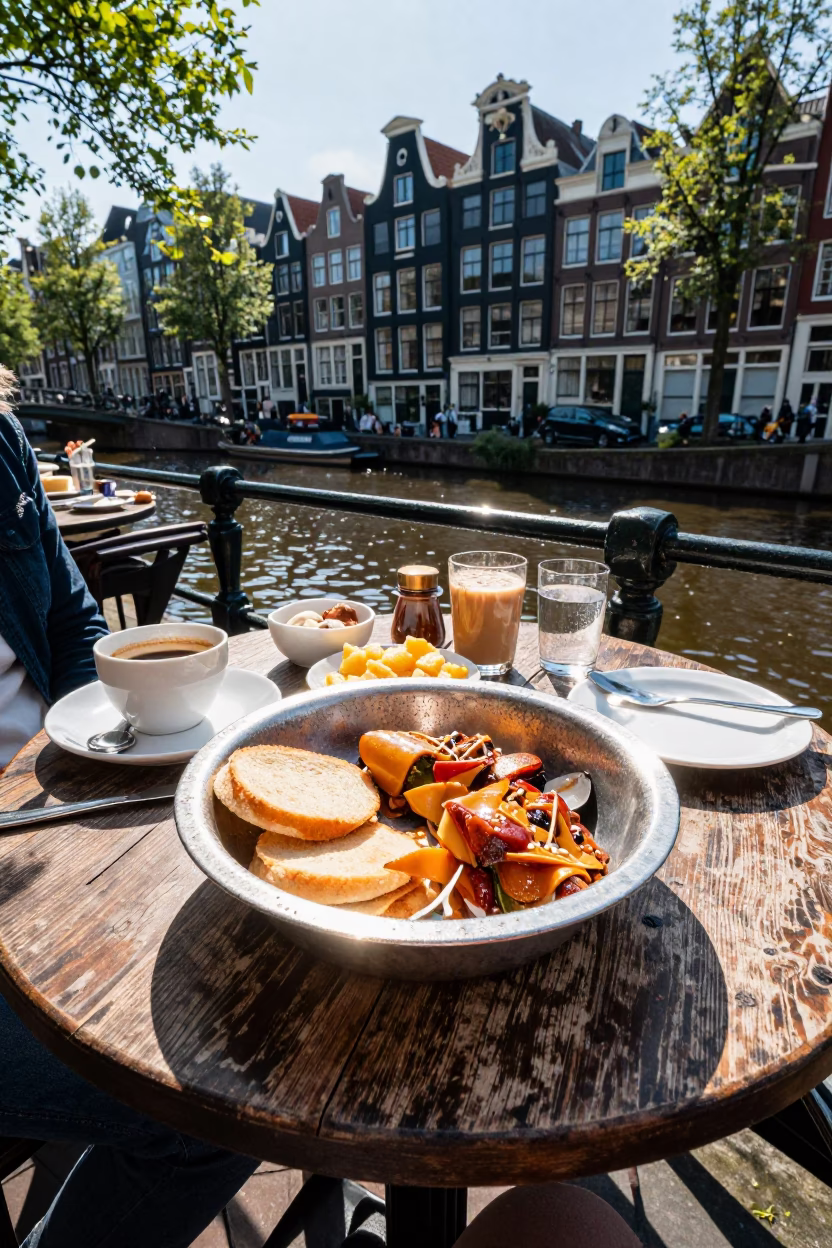 Tourist Breakfast in Amsterdam in in Amsterdam, Netherlands