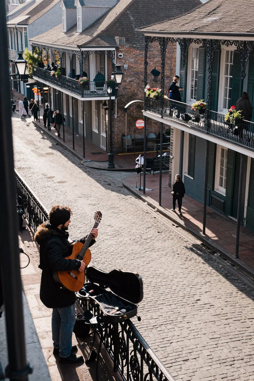 Tourist in New Orleans in in New Orleans, Louisiana, United States