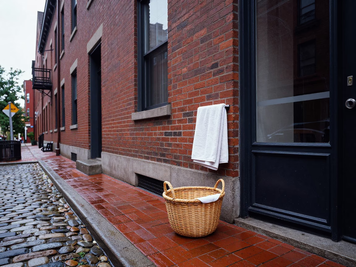 Towel at Midday Light in in Boston, Massachusetts, United States