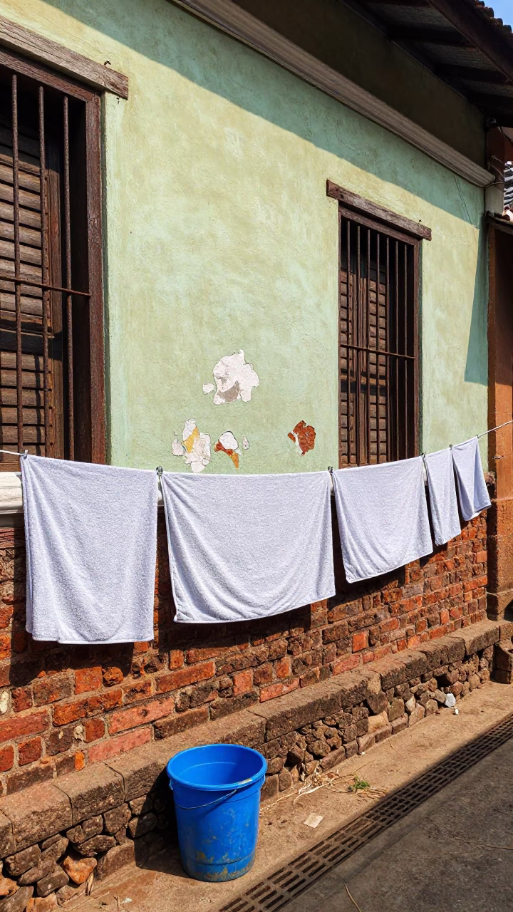 Towels Drying in Kochi in in Kochi, India