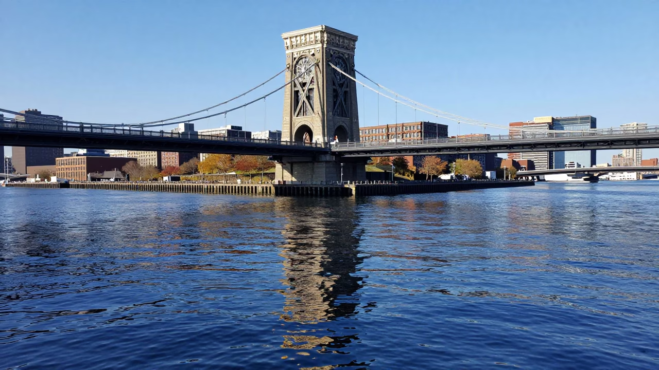 Tower Reflected at Midday Light in Boston in in Boston, Massachusetts, United States