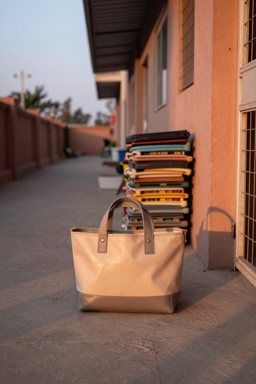 Toy Tote in Gwalior Kennel Before Intake in in a boarding kennel corridor in Gwalior