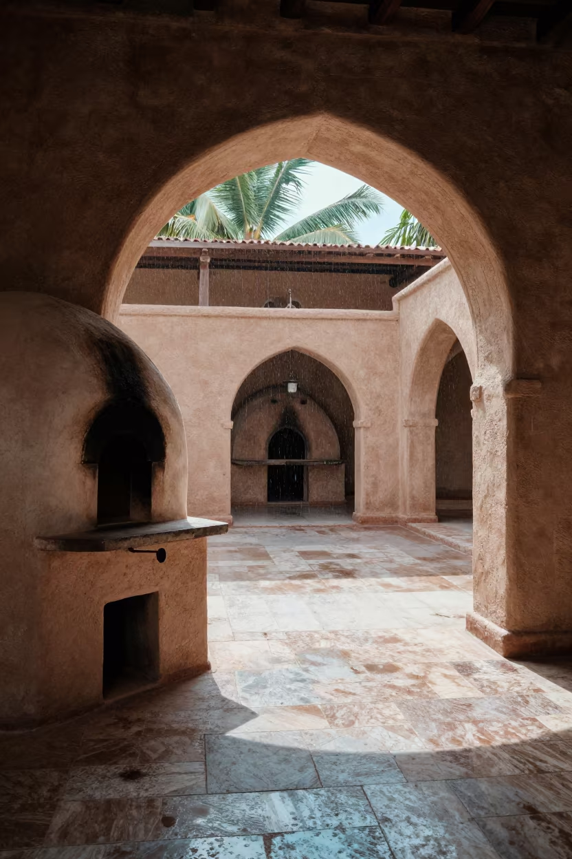 Traditional Bread Oven in Montero Prayer Hall in in a prayer hall near Montero