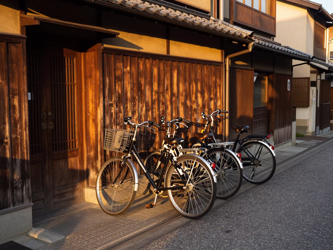Traditional Doorway in Osaka in in Osaka, Japan
