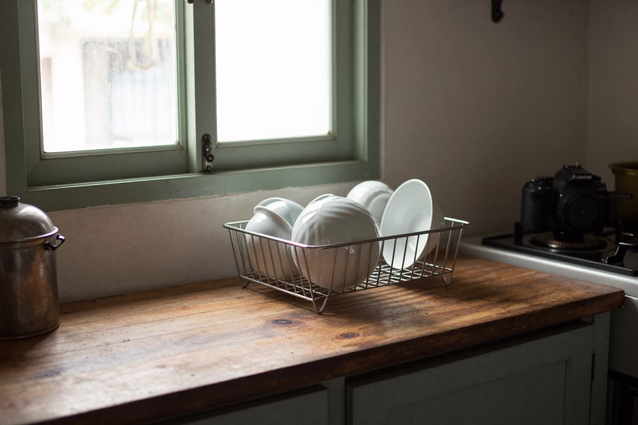 Traditional Kitchen just after sunrise in Bangkok in in Bangkok, Thailand