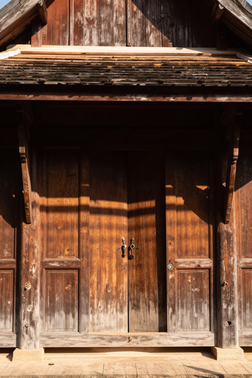 Traditional Thai Wooden House in Chiang Mai in in Chiang Mai, Thailand