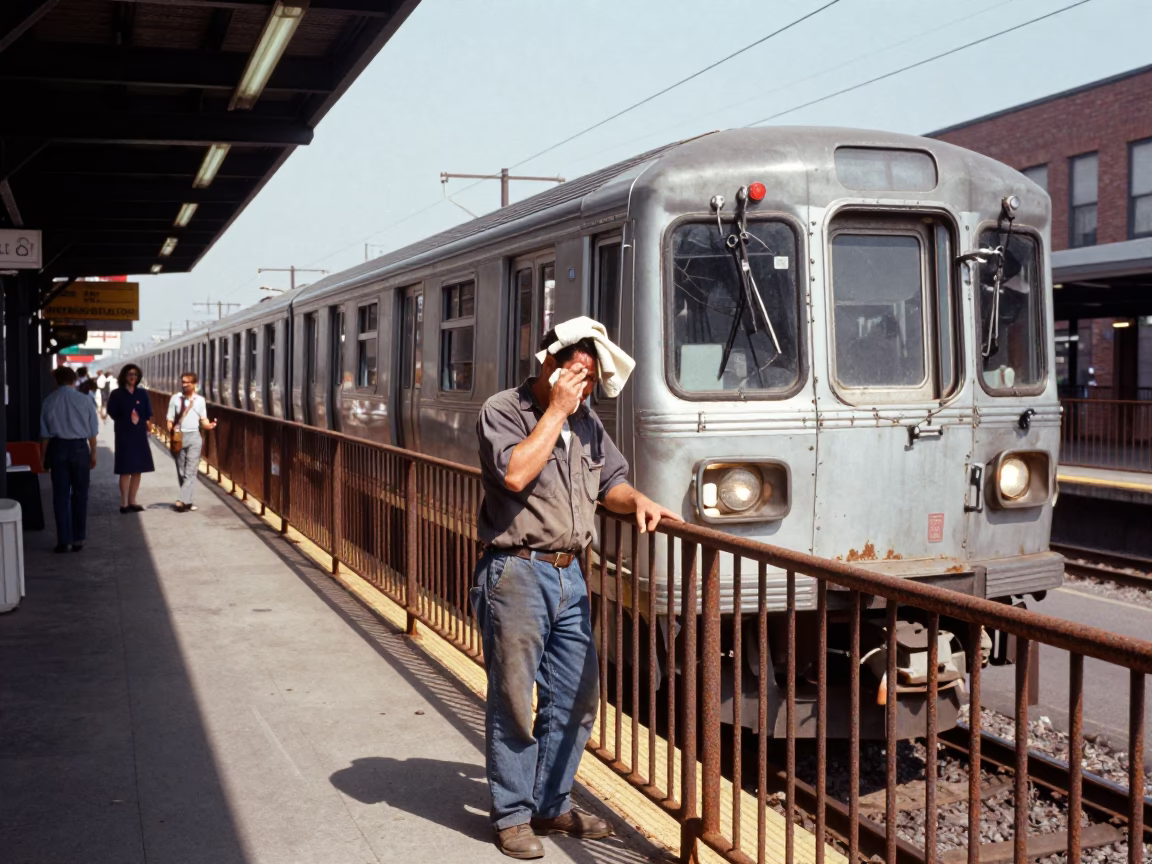 Train Worker in Chicago in in Chicago, Illinois, United States