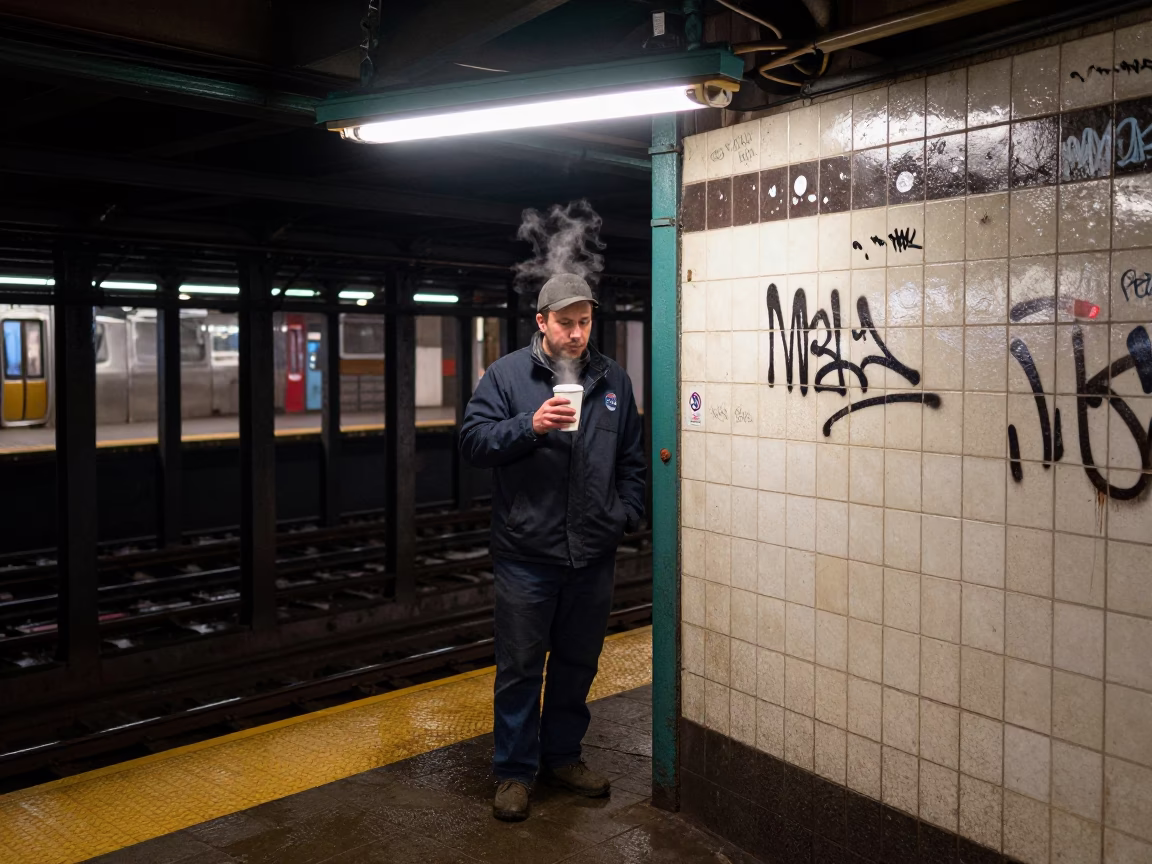 Transit Worker in New York in in New York, New York, United States
