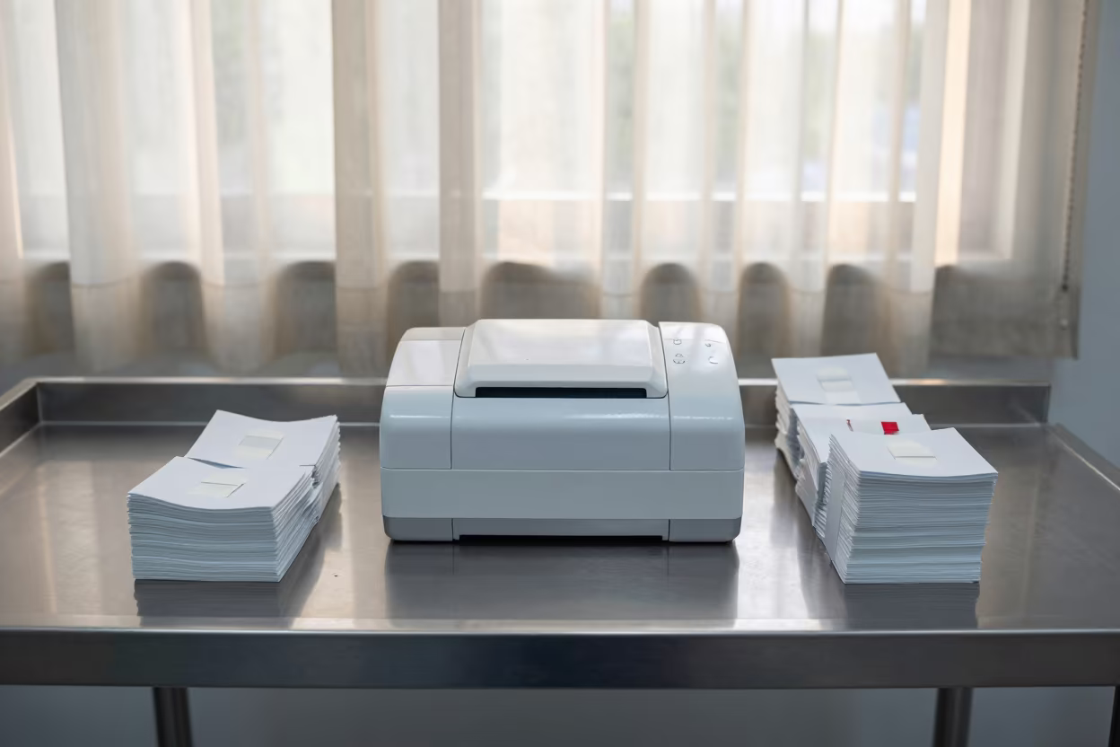 Triage Printer in Bhiwandi Surgical Prep in in a surgical prep area in Bhiwandi