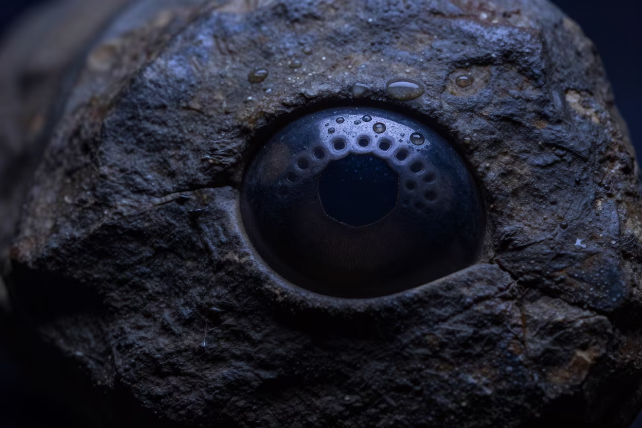 Trilobite Eye Detail Twilight Study in near Dublin