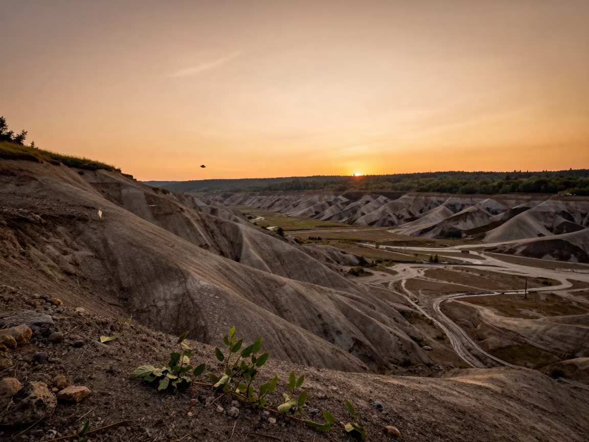 Tropical Fish Swim Through Vermont Bajada Sky in across a wide valley floor in Vermont