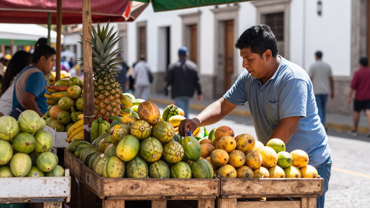 Tropical Fruit in Quito in in Quito, Ecuador