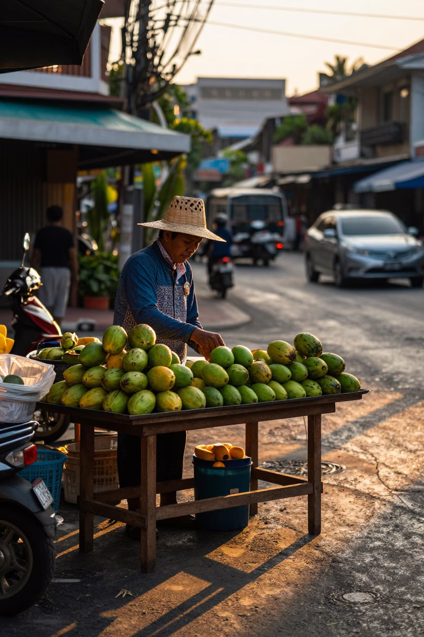 Tropical Produce in Phuket in in Phuket, Thailand