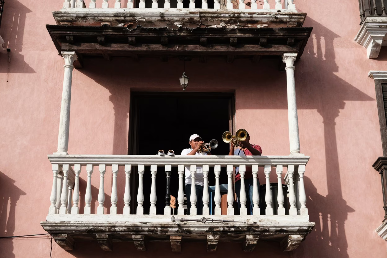 Trumpet Mute in Cartagena in in Cartagena, Colombia