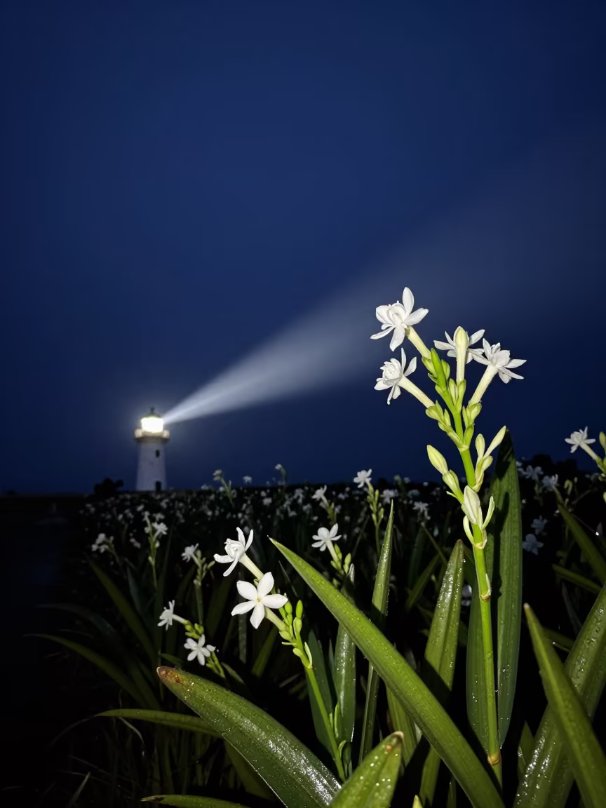 Tuberose Spike in Monsoon Night Light in near Kingston