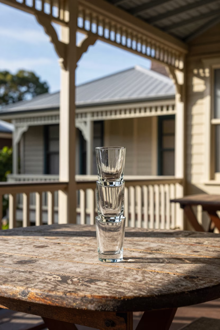 Tumbler Stack in Melbourne in in Melbourne, Victoria, Australia