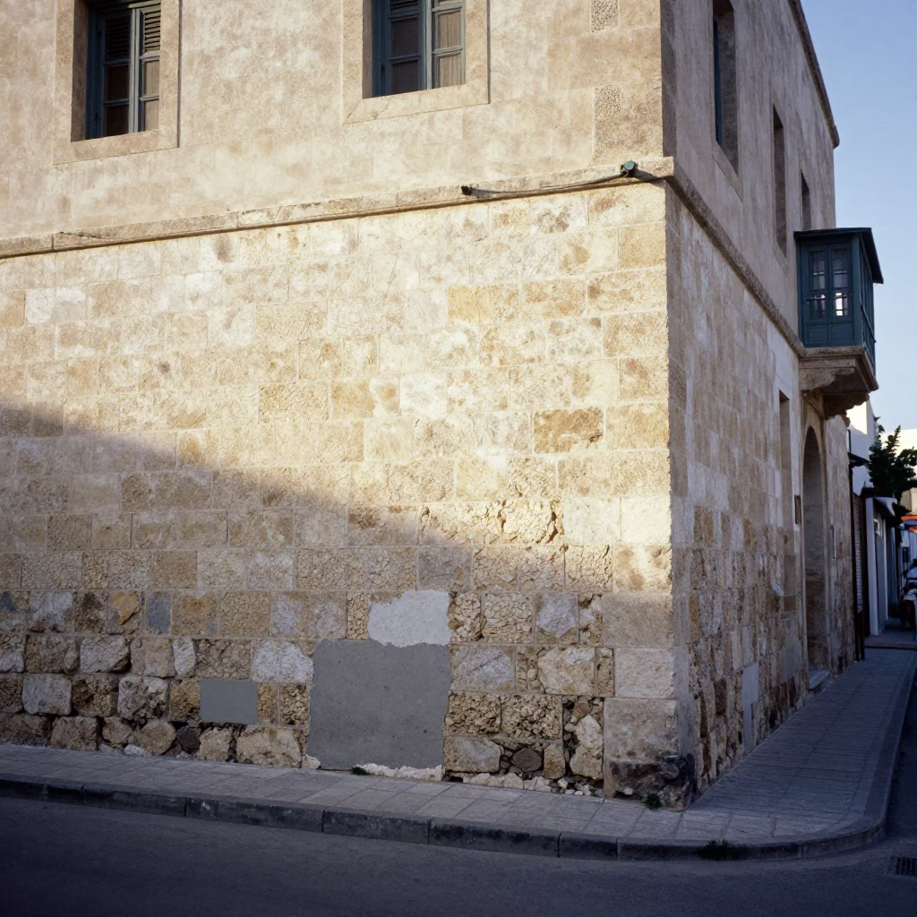 Tunis Morning Scene at As First Light Reaches The Scene in in Tunis, Tunisia