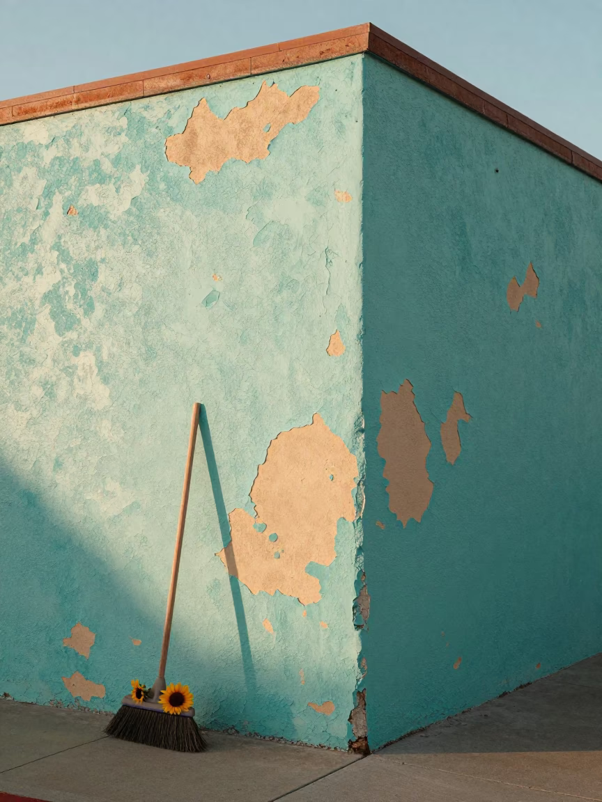Turquoise Wall in San Diego in in San Diego, California, United States