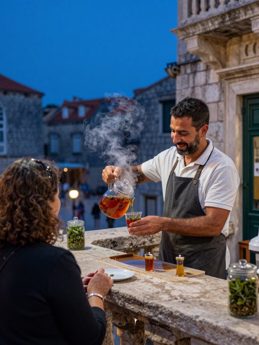 Twilight Customer in Dubrovnik in in Dubrovnik, Croatia