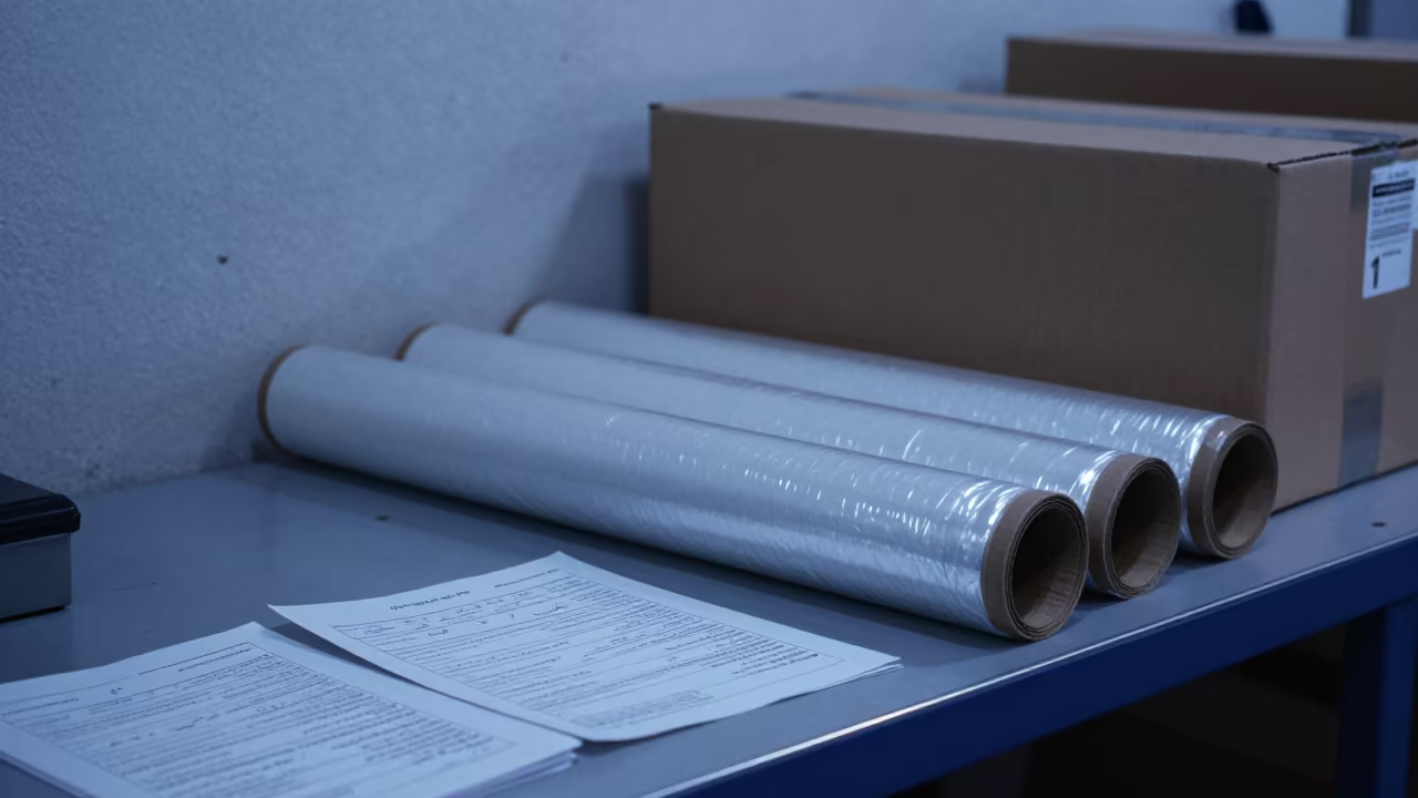 Twilight Dispatch Desk with Forms and Film in inside a dispatch office above the dock near Sohag