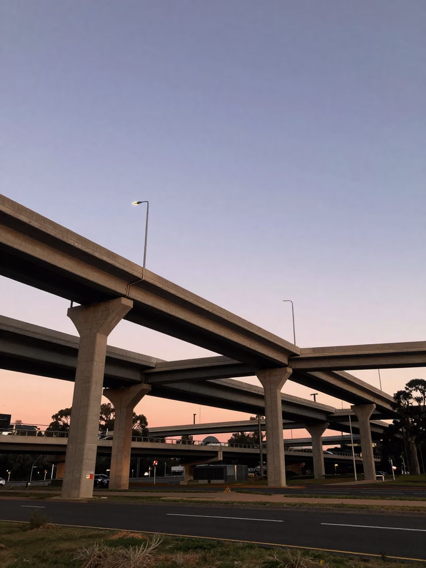 Twilight on Evening Sky in Adelaide in in Adelaide, South Australia, Australia