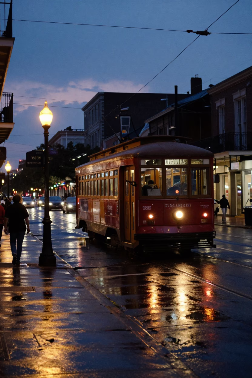 Twilight on Twilight Scene in New Orleans in in New Orleans, Louisiana, United States