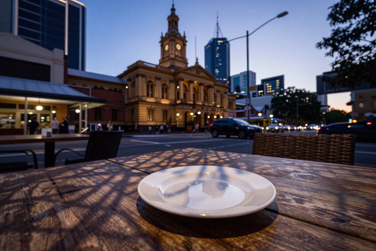 Twilight on Wicker Shadow in Adelaide in in Adelaide, South Australia, Australia