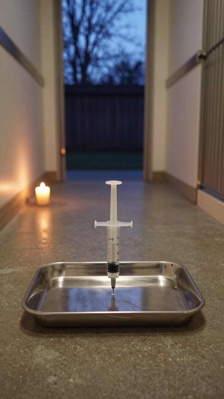 Twilight Pet Care Kit in Kennel Corridor in in a boarding kennel corridor near Vitarte