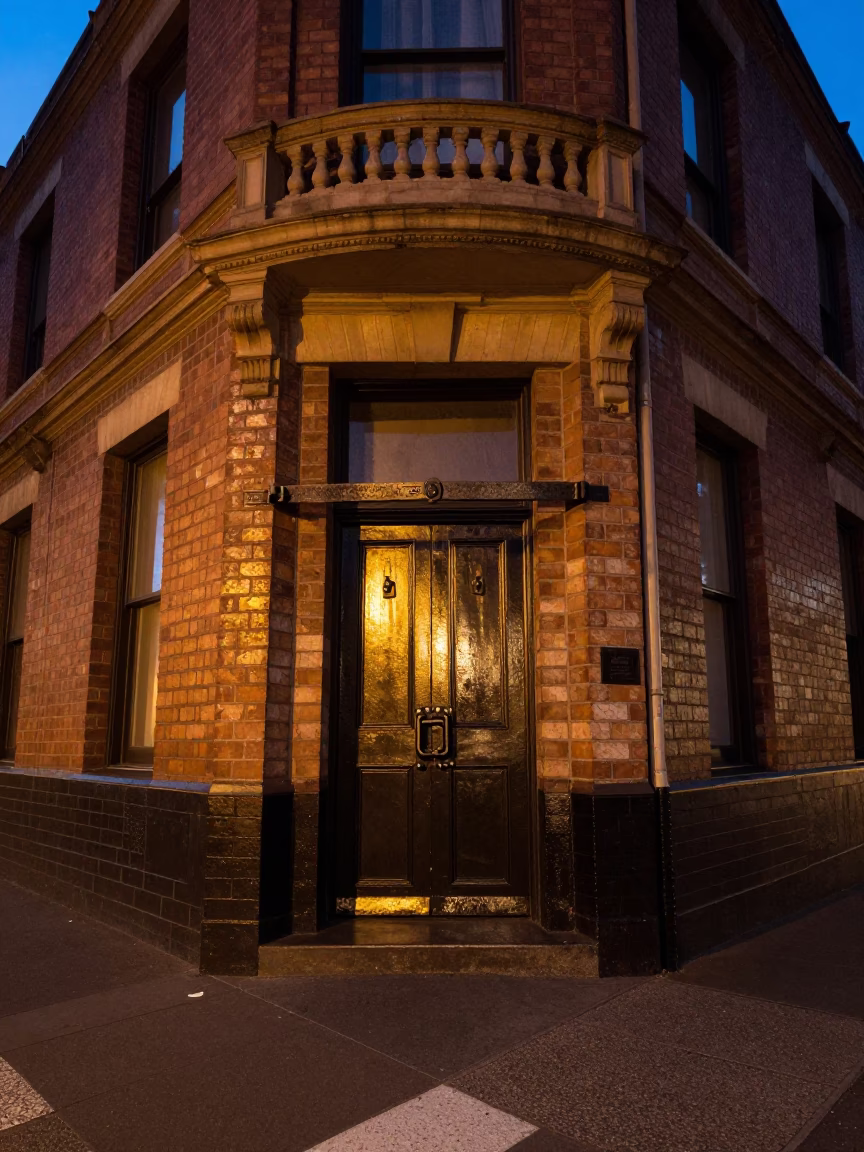 Twilight Scene in Sydney at Twilight in in Sydney, New South Wales, Australia