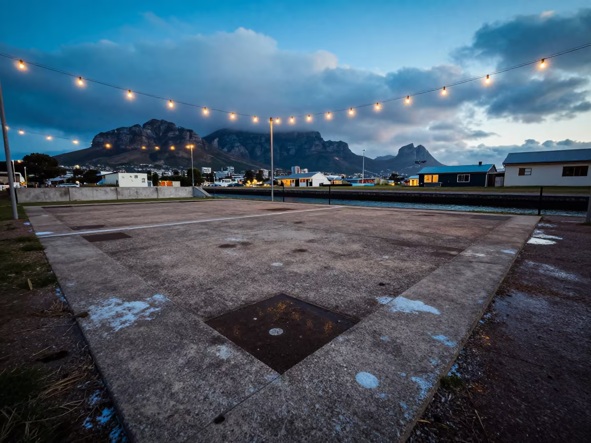 Twilight Sunken Court Canal Kalk Bay in near Kalk Bay, Cape Town